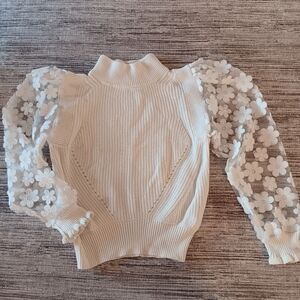 French connection womans size small cotton mock neck sweater